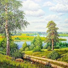 Схема вышивки «природа»