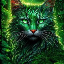 Схема вышивки «Лесной ниндзя»