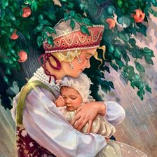 Схема вышивки «Русская красота»