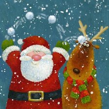 Схема вышивки «Снежки»