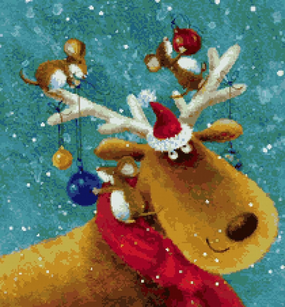 Мышки и лось - предпросмотр