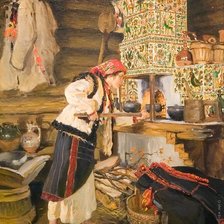 Схема вышивки «дева»