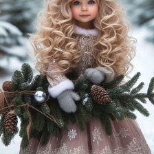 Схема вышивки «Зима»