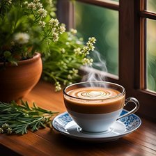 Схема вышивки «Утренний кофе»