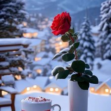 Схема вышивки «Утро»