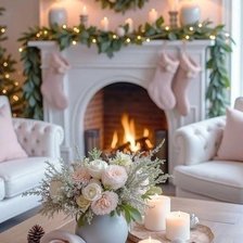 Схема вышивки «Камин»