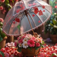 Схема вышивки «Цветы и лепестки»