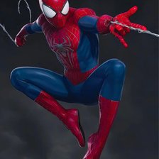 Схема вышивки «Человек паук»