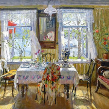 Схема вышивки «весна»