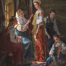 Схема вышивки «Русская красота»