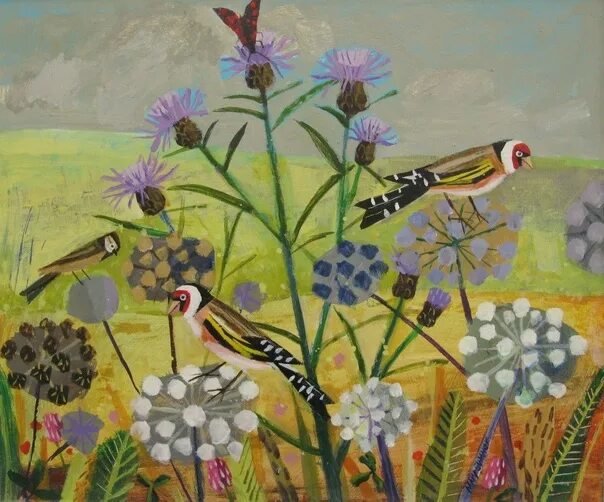 №2843726 - лето поле птицы природа пейзаж - оригинал