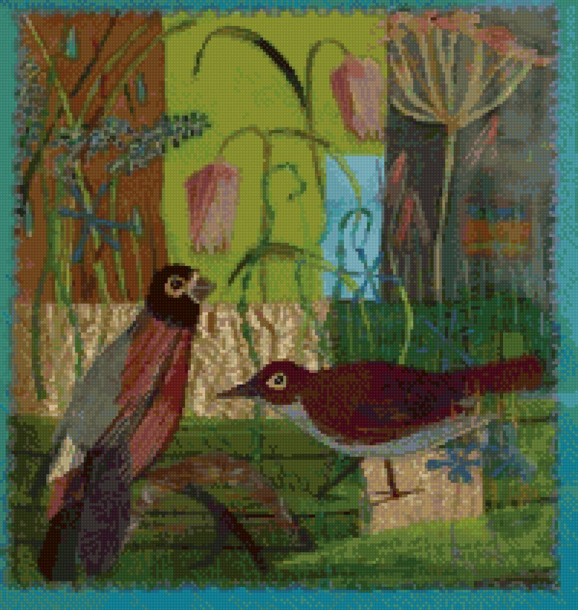 №2843733 - природа пейзаж птицы - предпросмотр