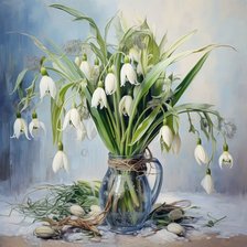 Схема вышивки «Весенний букет»