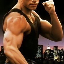 Схема вышивки «Спорт, Ван Дамм»