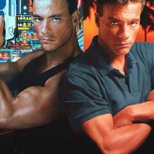 Схема вышивки «Спорт, Жан Клод Ван Дамм»