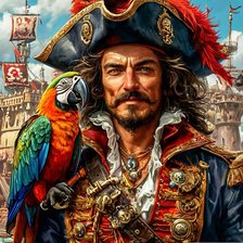 Схема вышивки «Одиссея капитана Блада»