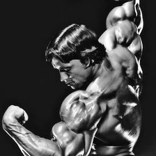 Схема вышивки «Спорт, Арнольд»