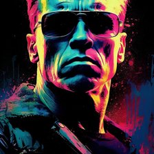 Схема вышивки «Спорт, Арнольд, Терминатор»