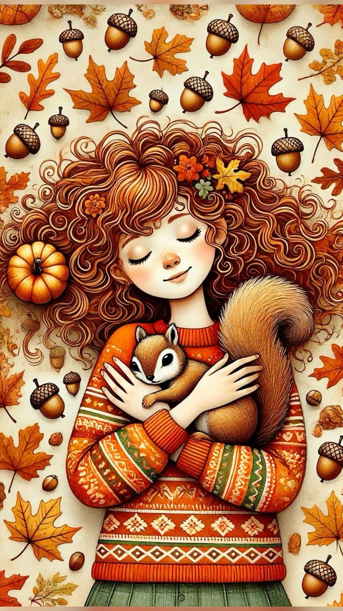 девочка - арт - оригинал