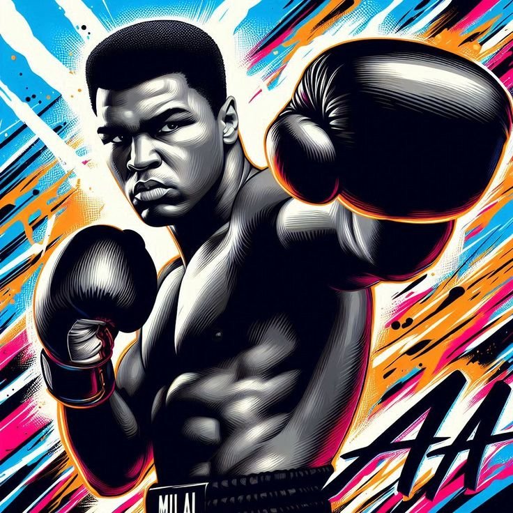 Спорт, бокс, Али - оригинал