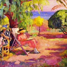 Схема вышивки «Анри лебаск»