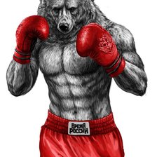 Схема вышивки «Спорт, бокс»