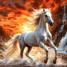 Схема вышивки «Рождённый огнём»