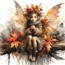 Схема вышивки «Autumn Fairy»