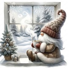 Схема вышивки «Гномик»