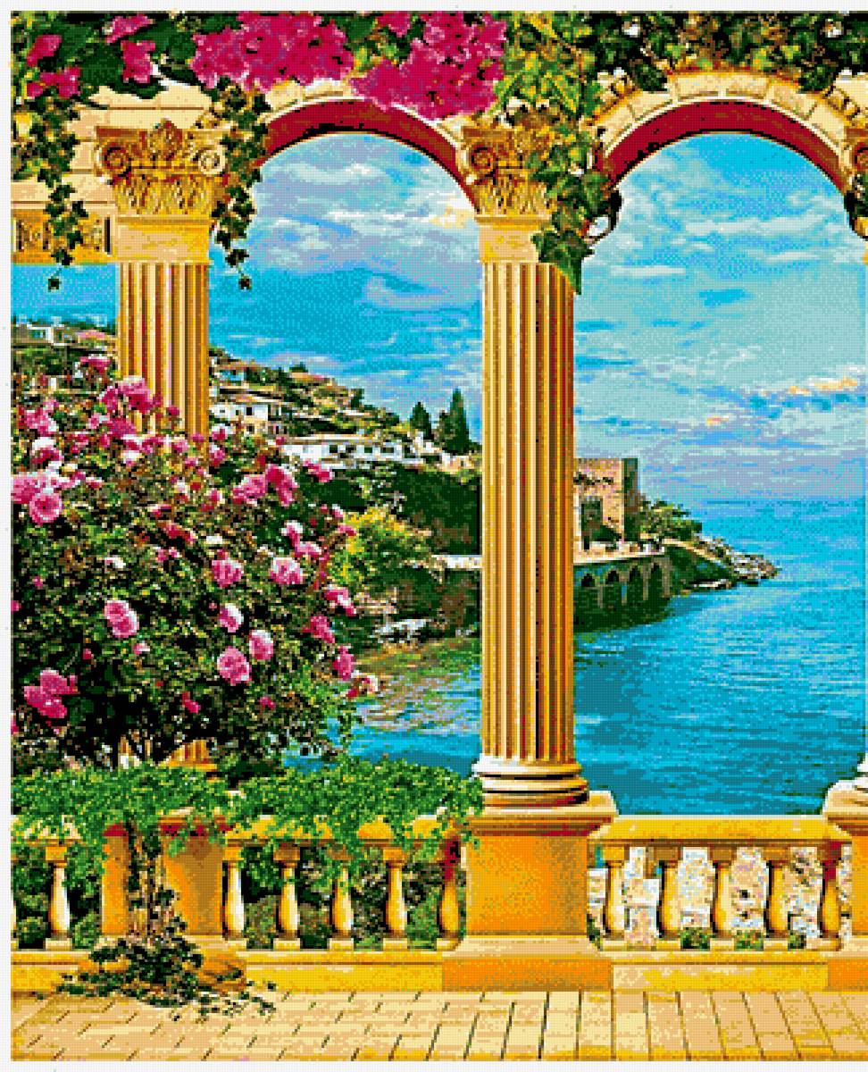 Средиземноморский пейзаж 4 ч1 - предпросмотр