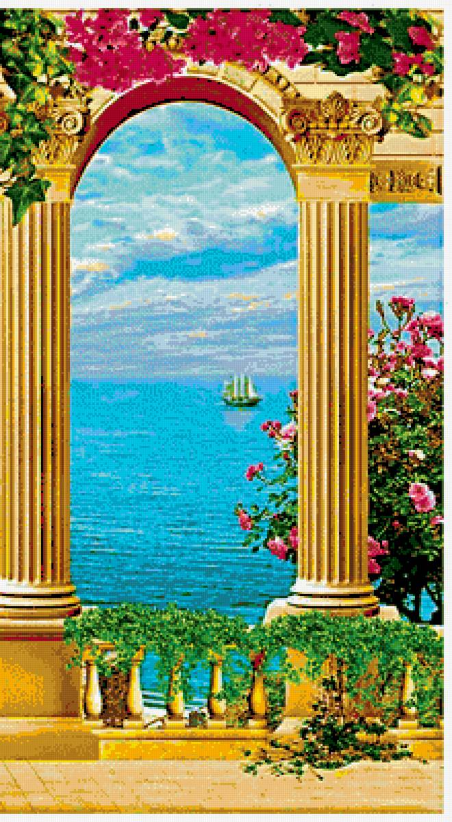 Средиземноморский пейзаж 4 ч2 - предпросмотр