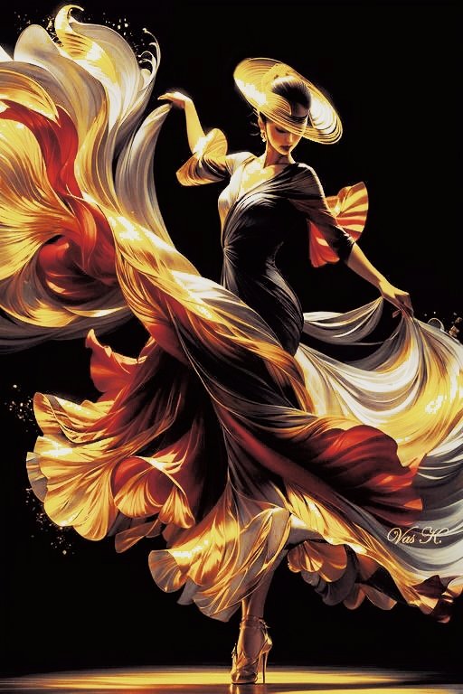 Танец - танец яркий - оригинал