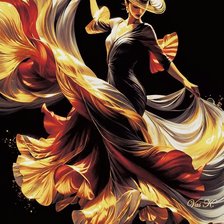 Схема вышивки «Танец»