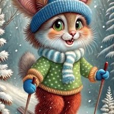 Схема вышивки «зайка»