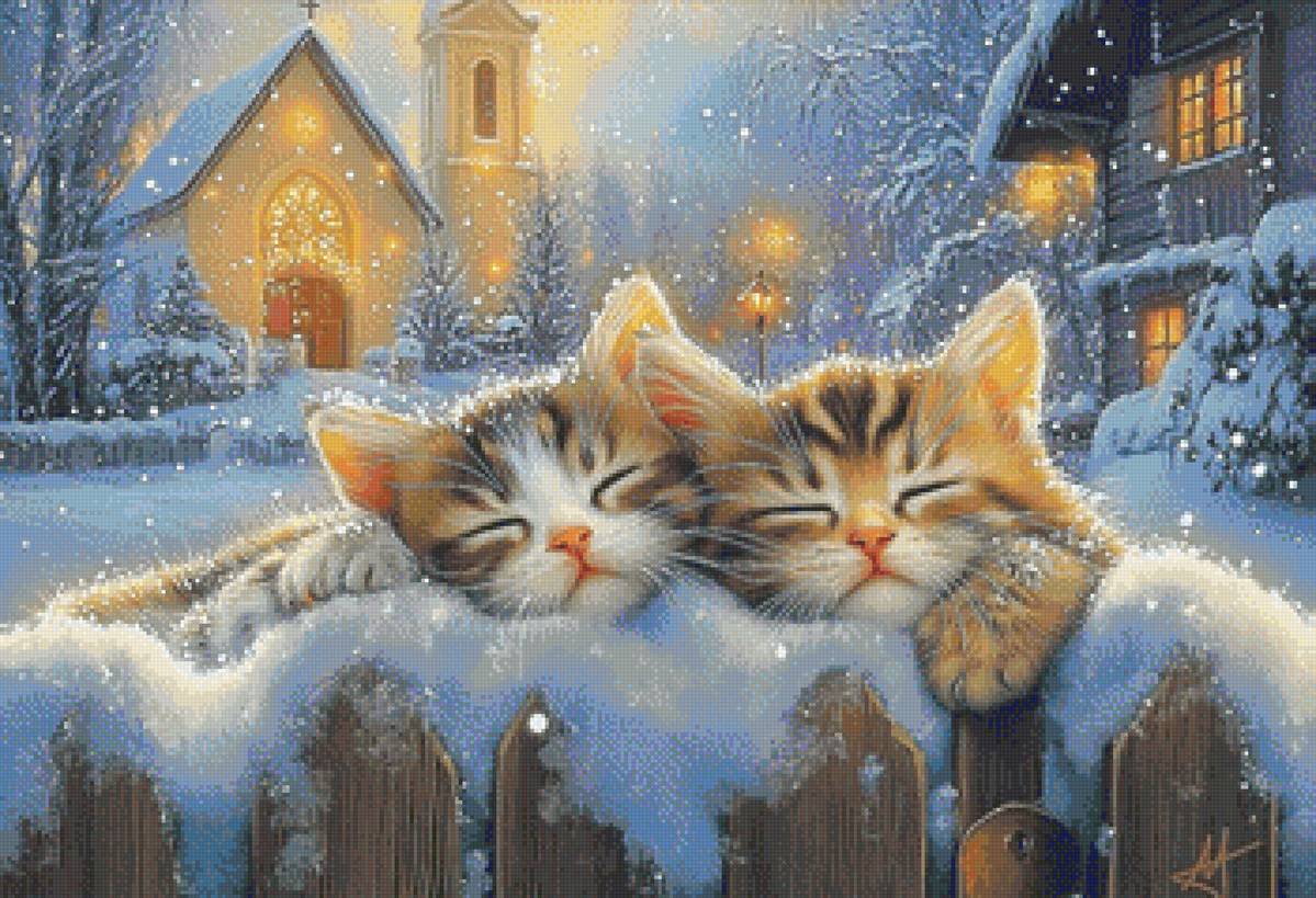 Sarbatori fericite - pisici - предпросмотр