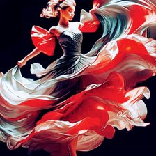 Схема вышивки «Танец»