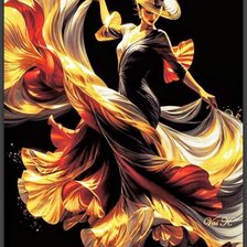 Схема вышивки «Танец»