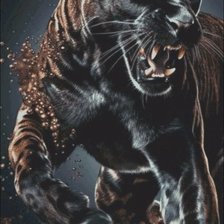 Схема вышивки «Чёрное  настроение»