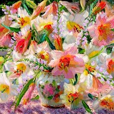 Схема вышивки «цветы»