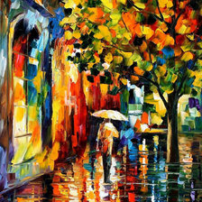 Схема вышивки «Осенний дождь»