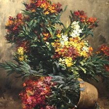 Схема вышивки «цветы»