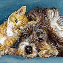 Схема вышивки «Лучшие друзья»