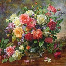 Схема вышивки «Альберт вильямс»