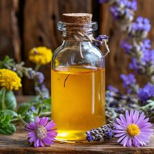 Схема вышивки «Настойка с цветами»