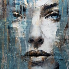 Схема вышивки «Лицо»