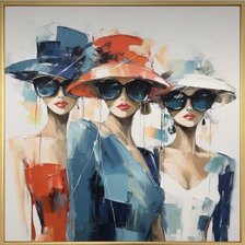 Схема вышивки «дамы»