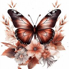 Схема вышивки «Бабочка»