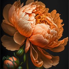 Схема вышивки «Пионы»