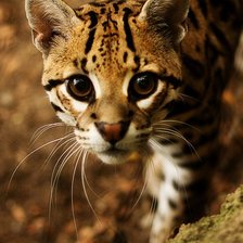 Схема вышивки «Оцелот»