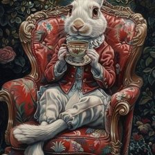 Схема вышивки «Кролик из сказки»